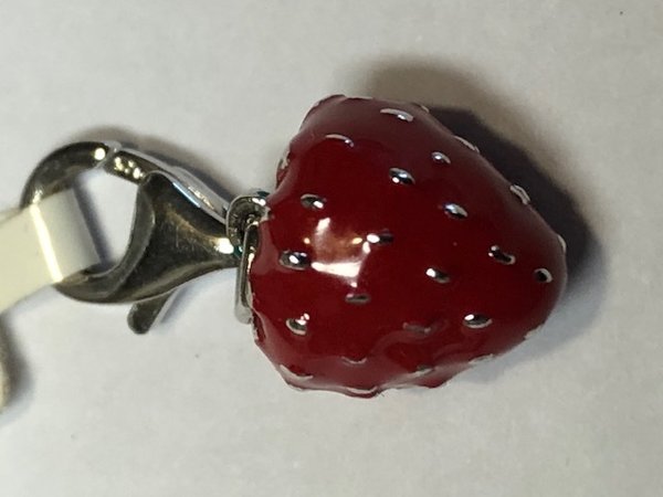 Charms - Anhänger - Beads Erdbeere